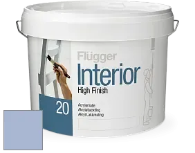 Краска Flugger Interior High Finish 20 акриловая полуматовая эмаль цвет 3455 