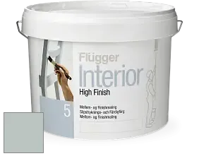 Краска Flugger Interior High Finish 5 матовая акриловая краска-грунт цвет NCS S 2005-B80G 