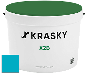 Краска X2B X Krasky глубокоматовая краска для потолков цвет NCS S 1555-B10G 