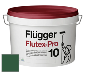 Краска Flugger Flutex Pro 10 матовая моющаяся краска цвет NCS S 5540-G10Y 
