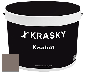 Краска X2B Kvadrat X Krasky матовая краска для потолков глубокого чёрного цвета цвет NCS S 6005-Y50R 