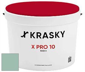 Краска X Pro 10 X Krasky матовая краска для стен и потолков цвет NCS S 2020-B90G 