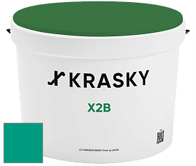 Краска X2B X Krasky глубокоматовая краска для потолков цвет NCS S 2555-B80G 