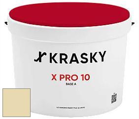 Краска X Pro 10 X Krasky матовая краска для стен и потолков цвет NCS S 1015-Y 