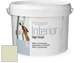 Краска Flugger Interior High Finish 5 матовая акриловая краска-грунт цвет NCS S 1010-G60Y 