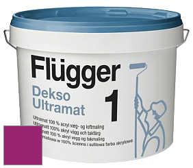 Краска Flugger Dekso 1 ультраматовая краска цвет RAL 4006 