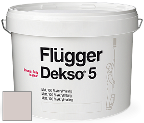 Краска Flugger Dekso 5 матовая краска цвет NCS S 1505-Y90R 