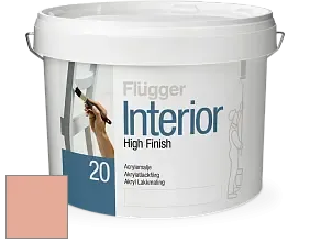 Краска Flugger Interior High Finish 20 акриловая полуматовая эмаль цвет 2386 