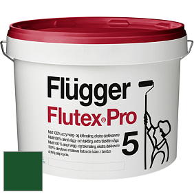 Краска Flugger Flutex Pro 5 матовая краска цвет RAL 6035 