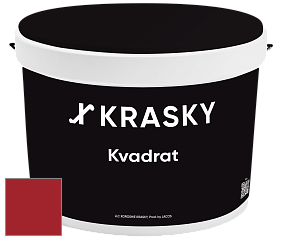 Краска X2B Kvadrat X Krasky матовая краска для потолков глубокого чёрного цвета цвет RAL 3002 