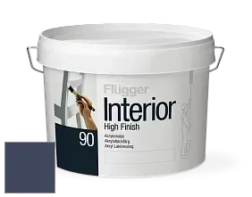Краска Flugger Interior High Finish 90 акриловая глянцевая эмаль цвет NCS S 7020-R70B 