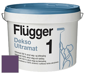 Краска Flugger Dekso 1 ультраматовая краска цвет NCS S 5040-R50B 