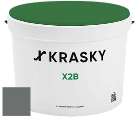 Краска X2B X Krasky глубокоматовая краска для потолков цвет RAL 7005 