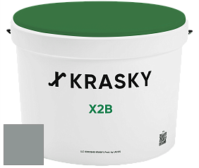 Краска X2B X Krasky глубокоматовая краска для потолков цвет RAL 7042 