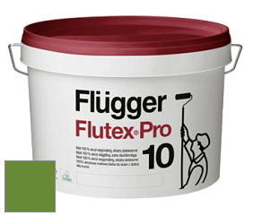 Краска Flugger Flutex Pro 10 матовая моющаяся краска цвет NCS S 2570-G30Y 