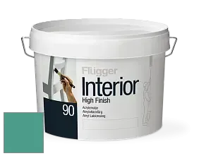 Краска Flugger Interior High Finish 90 акриловая глянцевая эмаль цвет NCS S 3040-B80G 