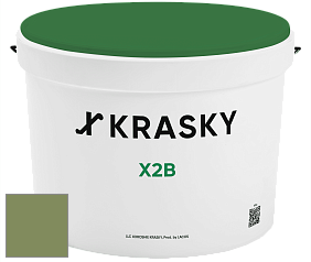 Краска X2B X Krasky глубокоматовая краска для потолков цвет 3518 