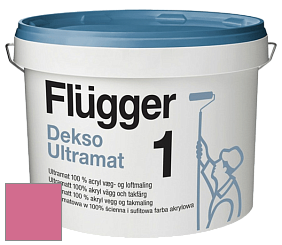 Краска Flugger Dekso 1 ультраматовая краска цвет NCS S 1060-R20B 