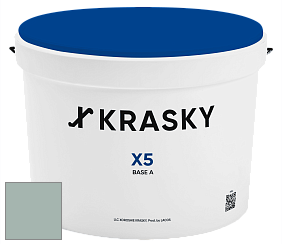Краска X5 X Krasky матовая краска для стен и потолков цвет 4495 