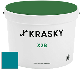 Краска X2B X Krasky глубокоматовая краска для потолков цвет NCS S 3060-B20G 