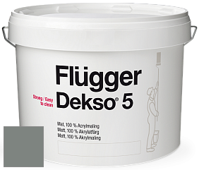 Краска Flugger Dekso 5 матовая краска цвет 5547 
