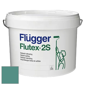 Краска Flugger Flutex 2S глубоко матовая краска цвет NCS S 4030-B70G 