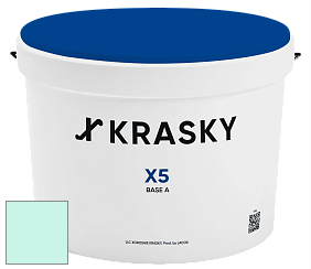 Краска X5 X Krasky матовая краска для стен и потолков цвет 1491 