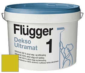Краска Flugger Dekso 1 ультраматовая краска цвет NCS S 1075-G70Y 