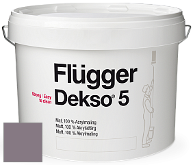 Краска Flugger Dekso 5 матовая краска цвет NO.50 