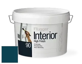 Краска Flugger Interior High Finish 90 акриловая глянцевая эмаль цвет RAL 5020 