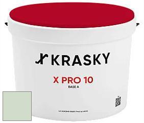 Краска X Pro 10 X Krasky матовая краска для стен и потолков цвет NCS S 1010-G20Y 