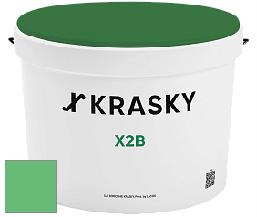 Краска X2B X Krasky глубокоматовая краска для потолков цвет NCS S 1060-G10Y 