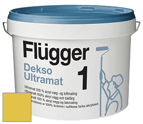 Краска Flugger Dekso 1 ультраматовая краска цвет NCS S 1060-G90Y 