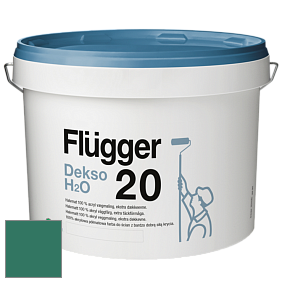 Краска Flugger Dekso H2O 20 полуматовая краска цвет RAL 6000 