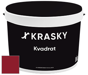 Краска X2B Kvadrat X Krasky матовая краска для потолков глубокого чёрного цвета цвет RAL 3003 