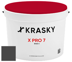 Краска X Pro 7 X Krasky матовая краска для стен и потолков цвет NCS S 8500-N 
