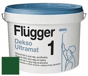 Краска Flugger Dekso 1 ультраматовая краска цвет RAL 6035 