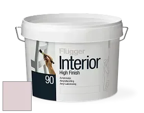 Краска Flugger Interior High Finish 90 акриловая глянцевая эмаль цвет NCS S 1010-R20B 