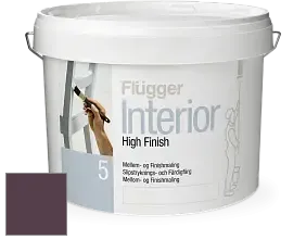 Краска Flugger Interior High Finish 5 матовая акриловая краска-грунт цвет NCS S 7020-R30B 