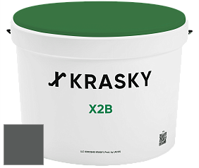 Краска X2B X Krasky глубокоматовая краска для потолков цвет NCS S 7502-G 