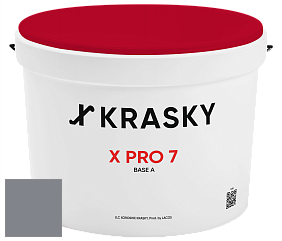 Краска X Pro 7 X Krasky матовая краска для стен и потолков цвет NCS S 5005-R80B 