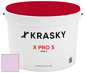 Краска X PRO 5 X Krasky матовая краска для стен и потолков цвет 2433 