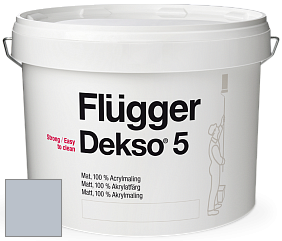 Краска Flugger Dekso 5 матовая краска цвет 4443 