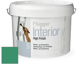 Краска Flugger Interior High Finish 5 матовая акриловая краска-грунт цвет NCS S 3050-G 