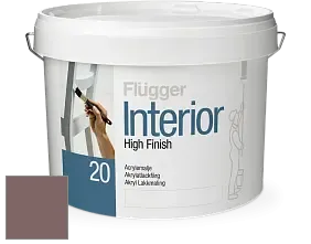 Краска Flugger Interior High Finish 20 акриловая полуматовая эмаль цвет 4407 