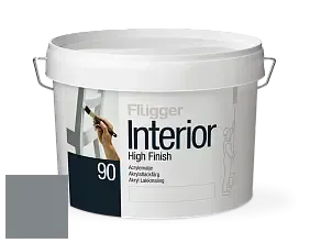 Краска Flugger Interior High Finish 90 акриловая глянцевая эмаль цвет NCS S 5005-B 
