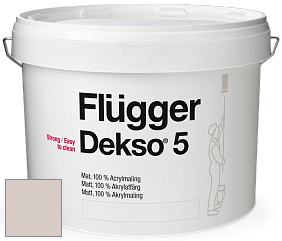 Краска Flugger Dekso 5 матовая краска цвет NCS S 1505-Y80R 