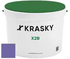 Краска X2B X Krasky глубокоматовая краска для потолков цвет NCS S 3050-R60B 