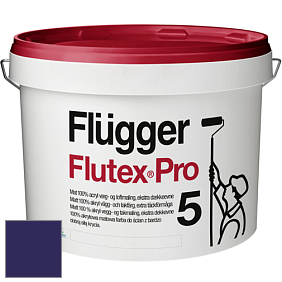Краска Flugger Flutex Pro 5 матовая краска цвет RAL 5022 