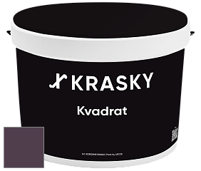 Краска X2B Kvadrat X Krasky матовая краска для потолков глубокого чёрного цвета цвет NCS S 7020-R40B 